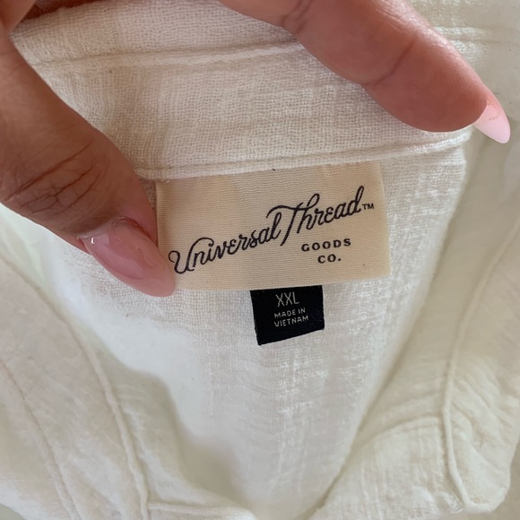 Universal Thread Side Tie Button Front Tank - Picture 5 of 6